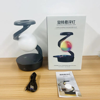 🌈 RGB Touch Atmosphere Lamp | Wireless Charging & Stylish Night Light