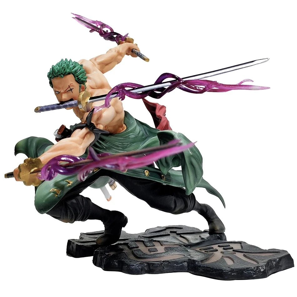 Anime Action Figure – 10cm Three-Blade Sword Style Collectible