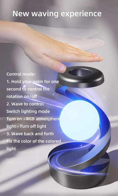 🌈 RGB Touch Atmosphere Lamp | Wireless Charging & Stylish Night Light