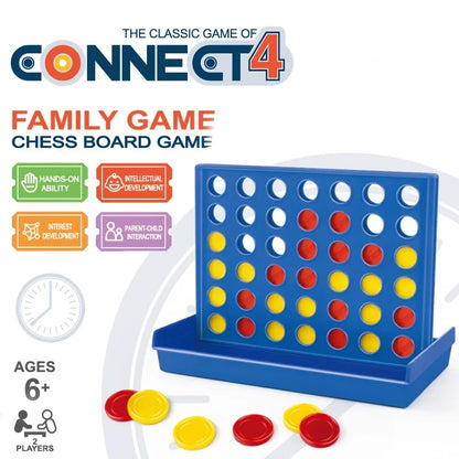 "Classic Connect 4 Game – 2-Player Strategy Grid Game for Kids Ages 6+ (Get 4 in a Row)"